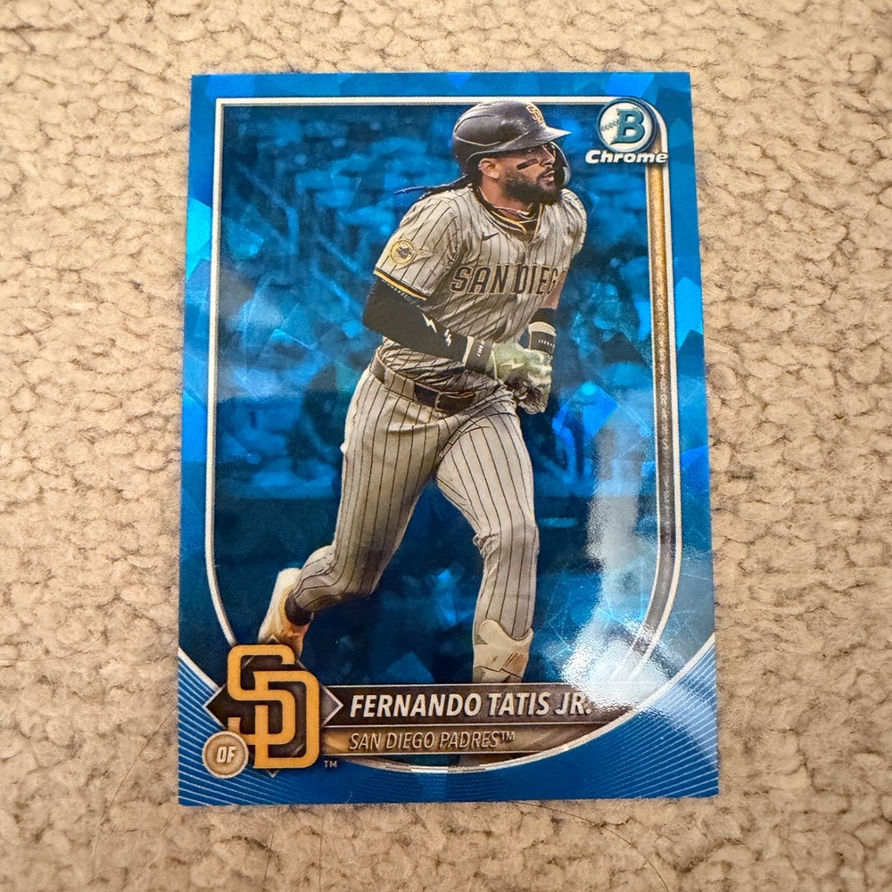 Topps Blue Fernando Tatis Jr. San Diego Padres Baseball Card